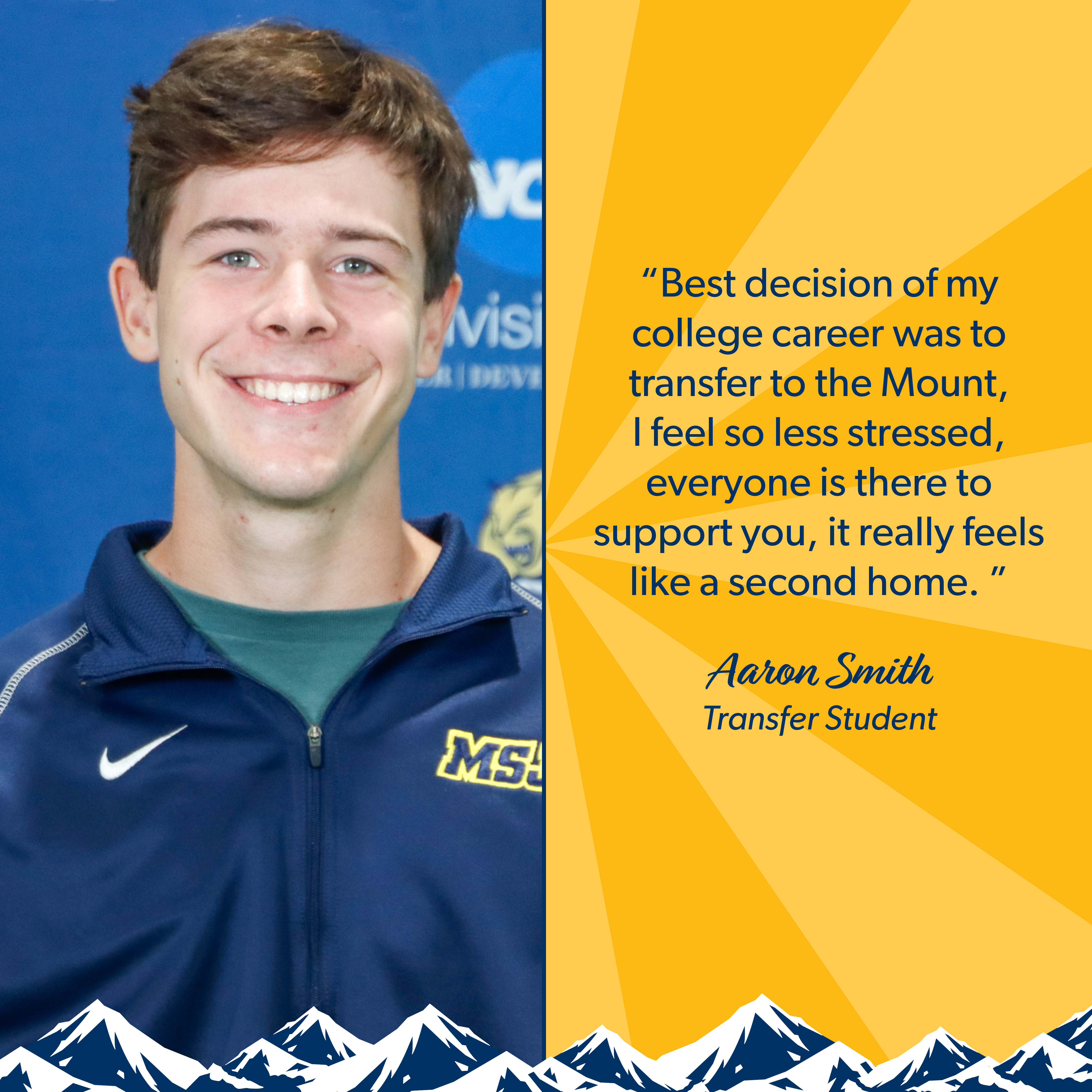 Transfer Student Aaron Smith 
