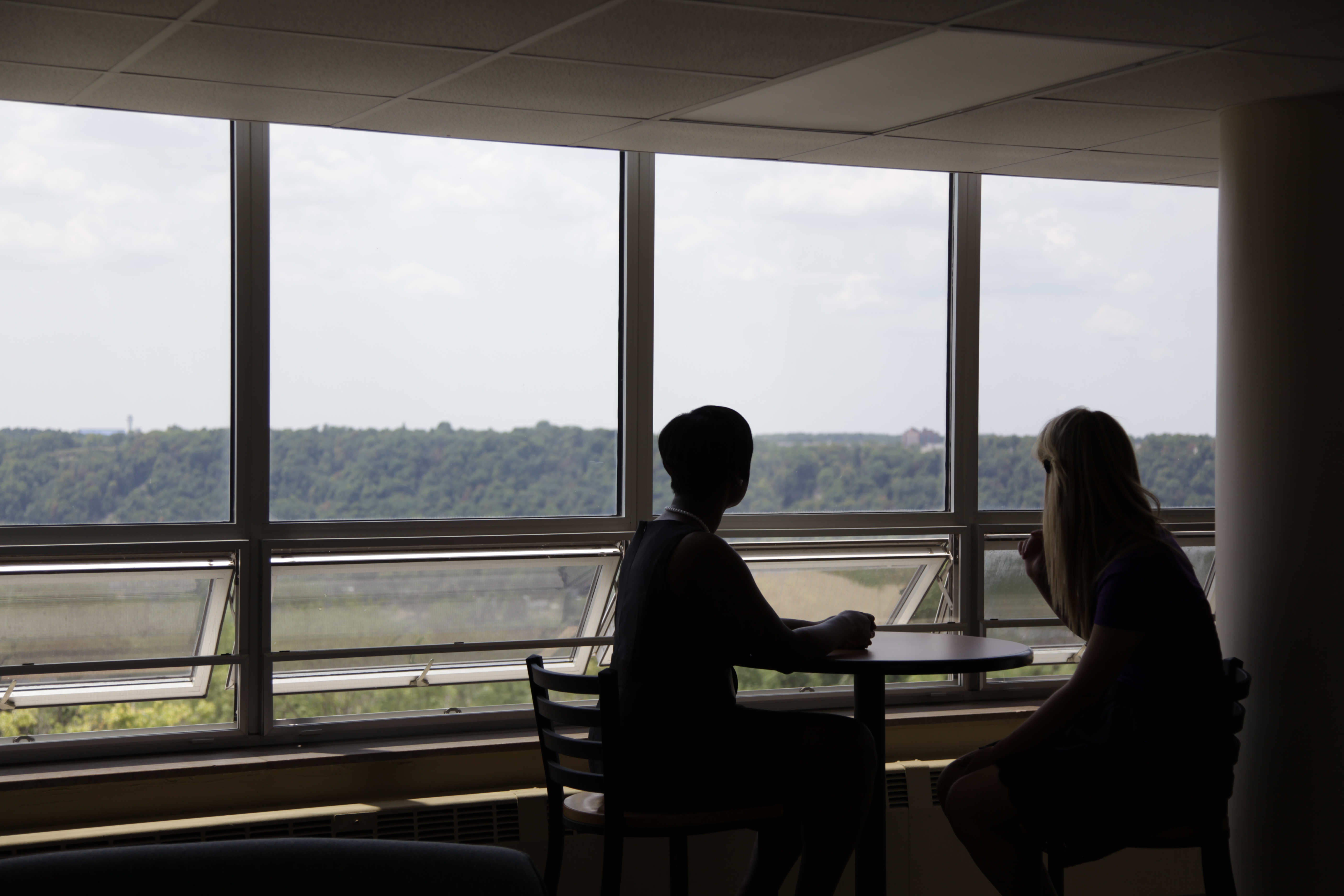 Two Students in Residence Hall