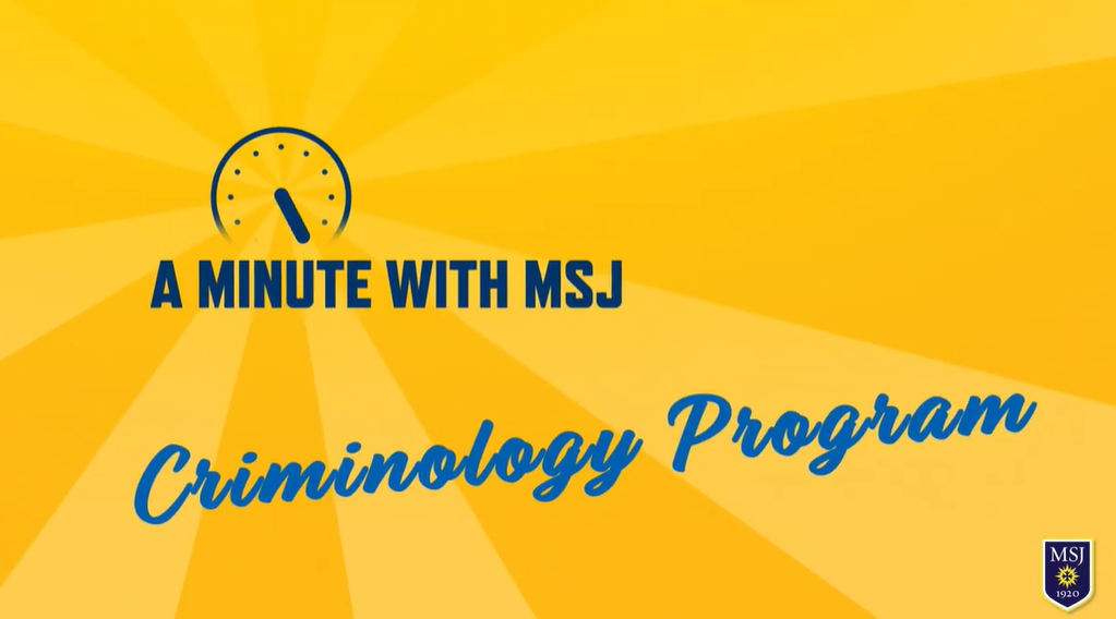 minute with criminology