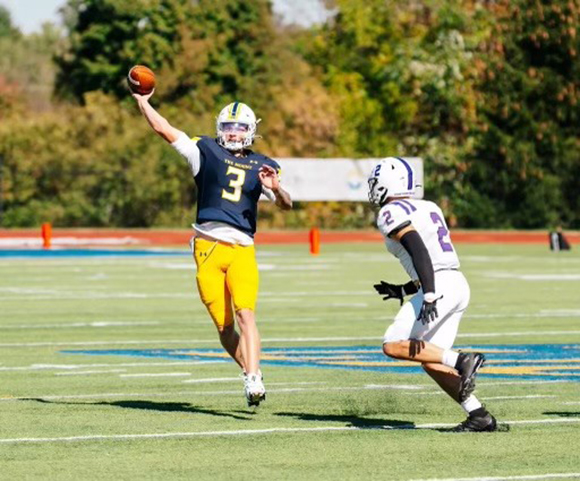 football player on field