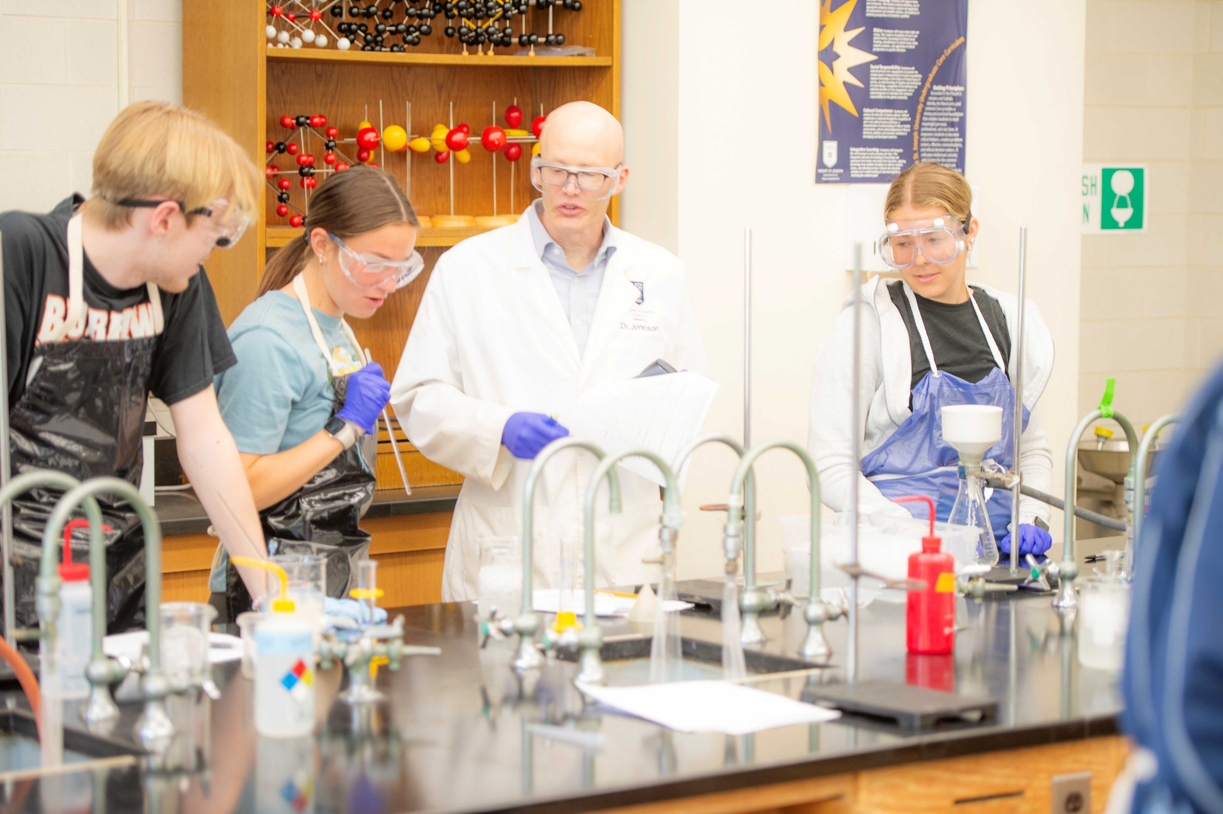 chemistry lab at msj