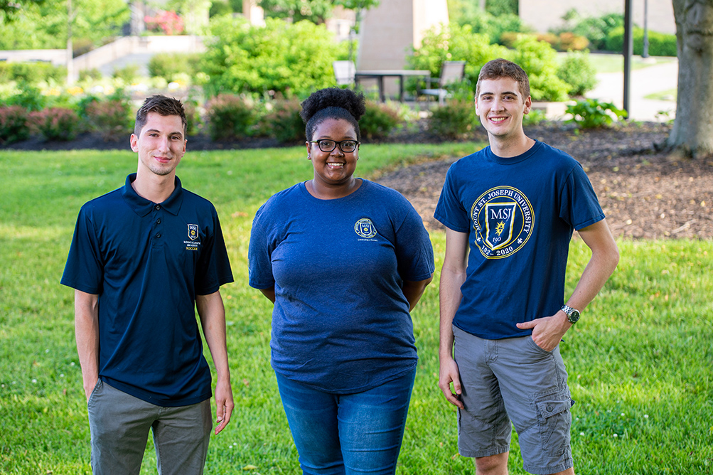 students on the street