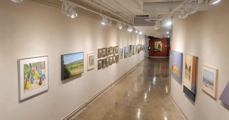 san guiseppe art gallery with paintings